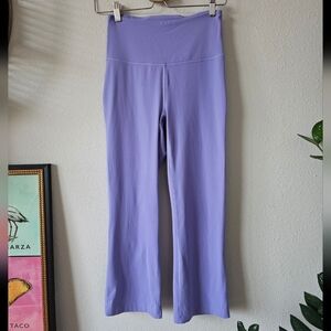 Lululemon Lavender High-Waist Flare Yoga Pants